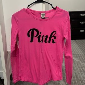 Pink Victoria’s Secret long sleeve shirt